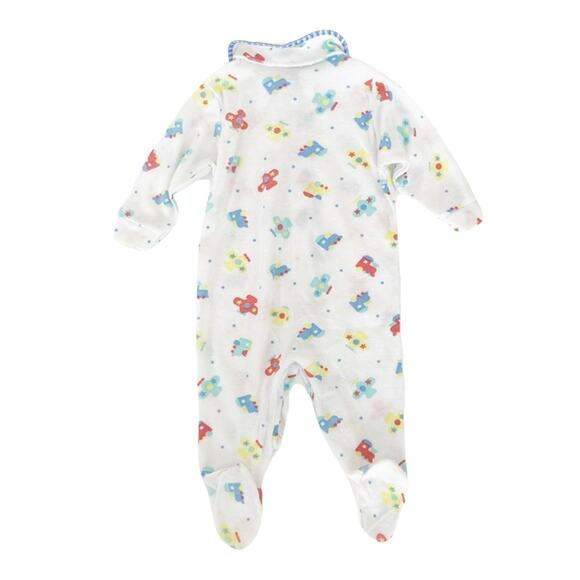 Vintage Cuddle Time Lot of 2 One Piece Long Sleeve Pajamas - Picture 3 of 7